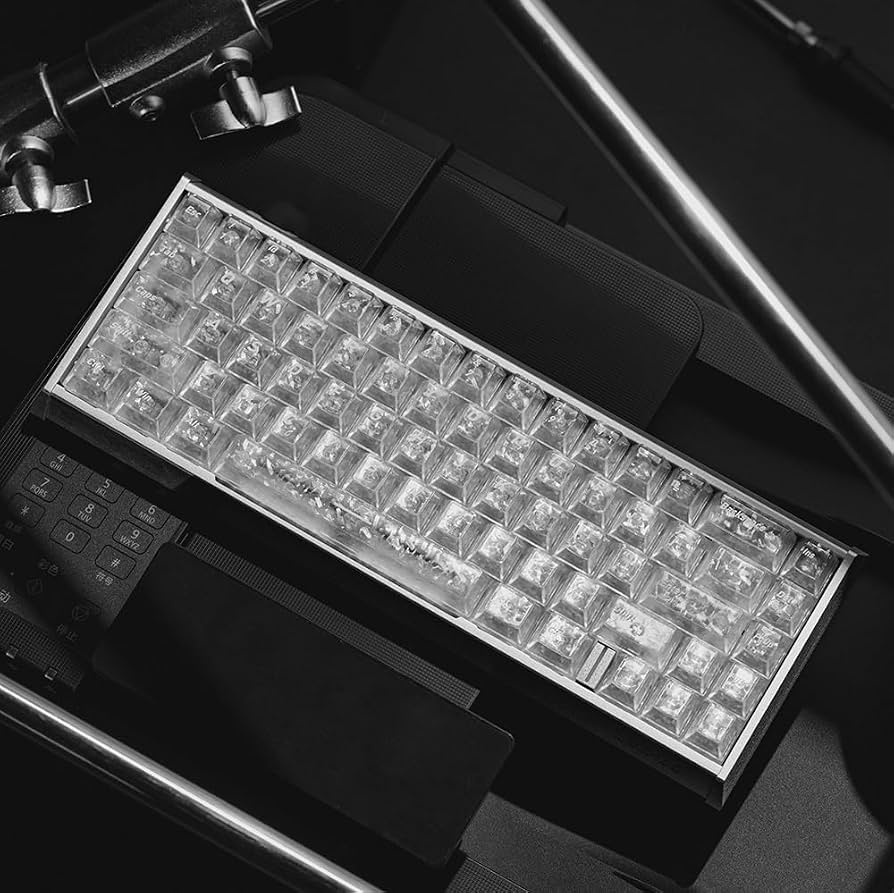Crystal Carbon Keycaps (119 keys)